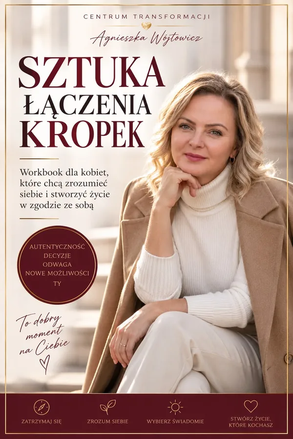 Okładka workbooka „Sztuka łączenia kropek”